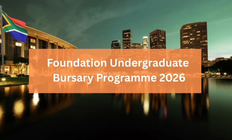 Foundation Undergraduate Bursary Programme 2026