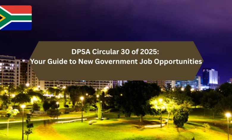 DPSA Circular 30 of 2025