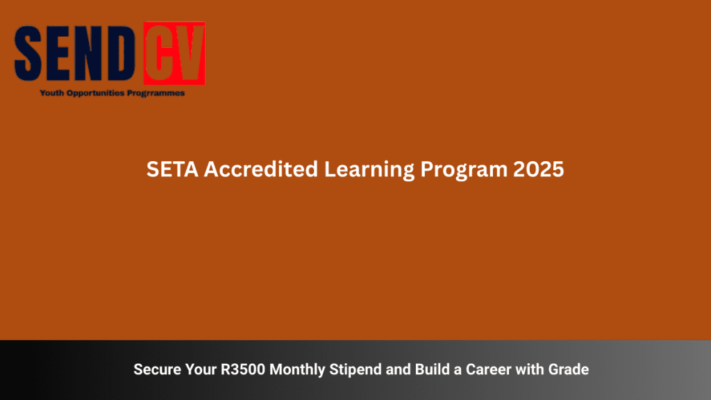 SETA Accredited Training Learnerships
