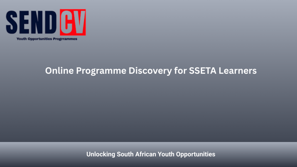 Online Programme Discovery for SSETA Learners