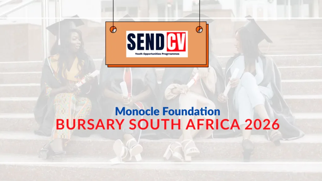 Monocle Foundation Bursary South Africa 2026