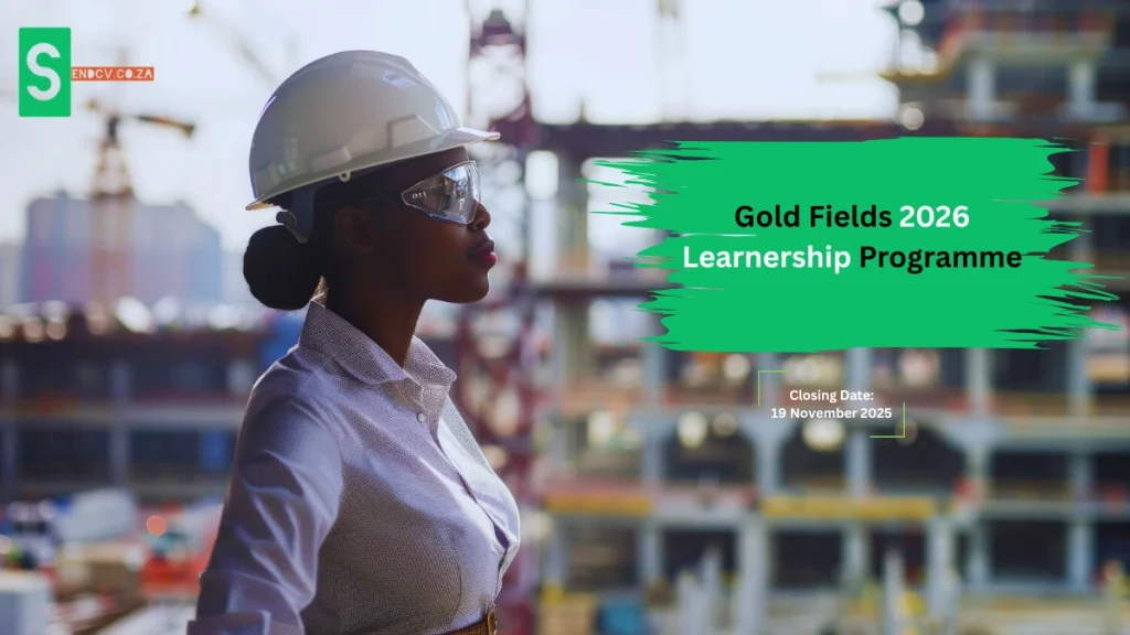 Gold Fields 2026 Learnership