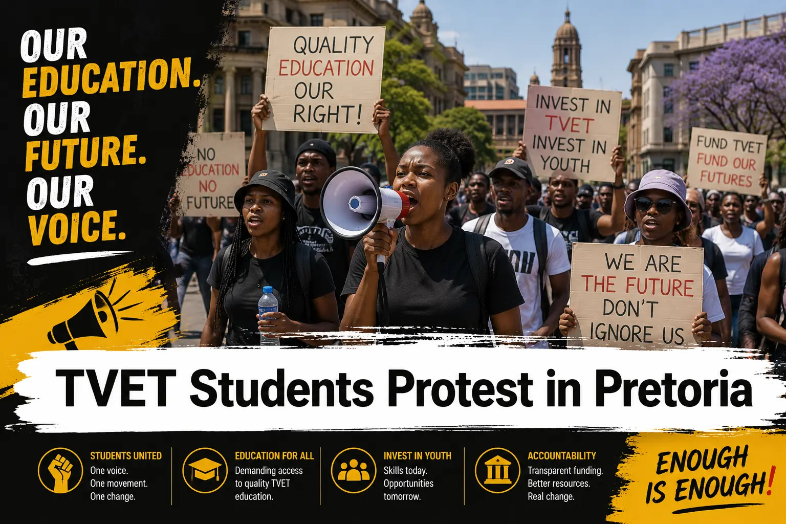 TVET Students Demand Funding