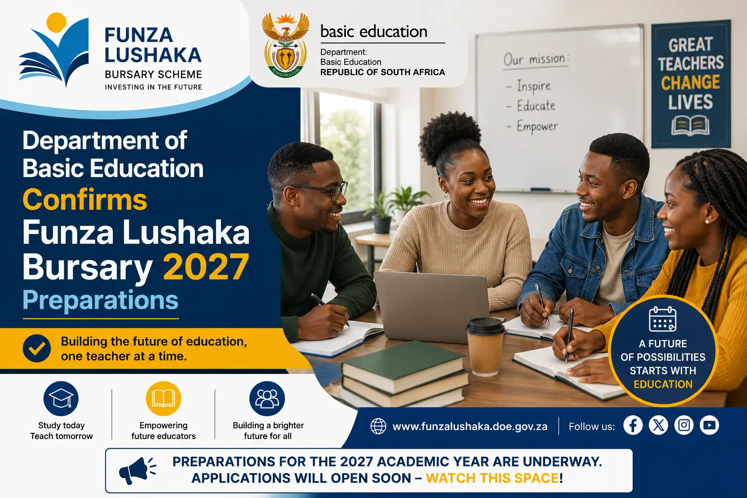 Funza Lushaka Bursary 2027 Preparations