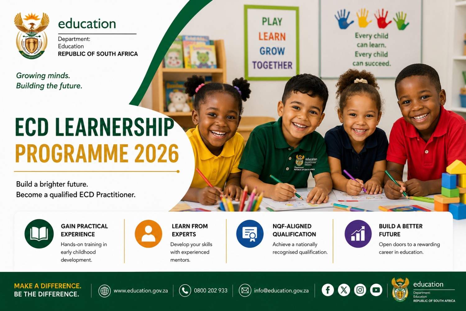 ECD Learnership 2026 Opens Applications