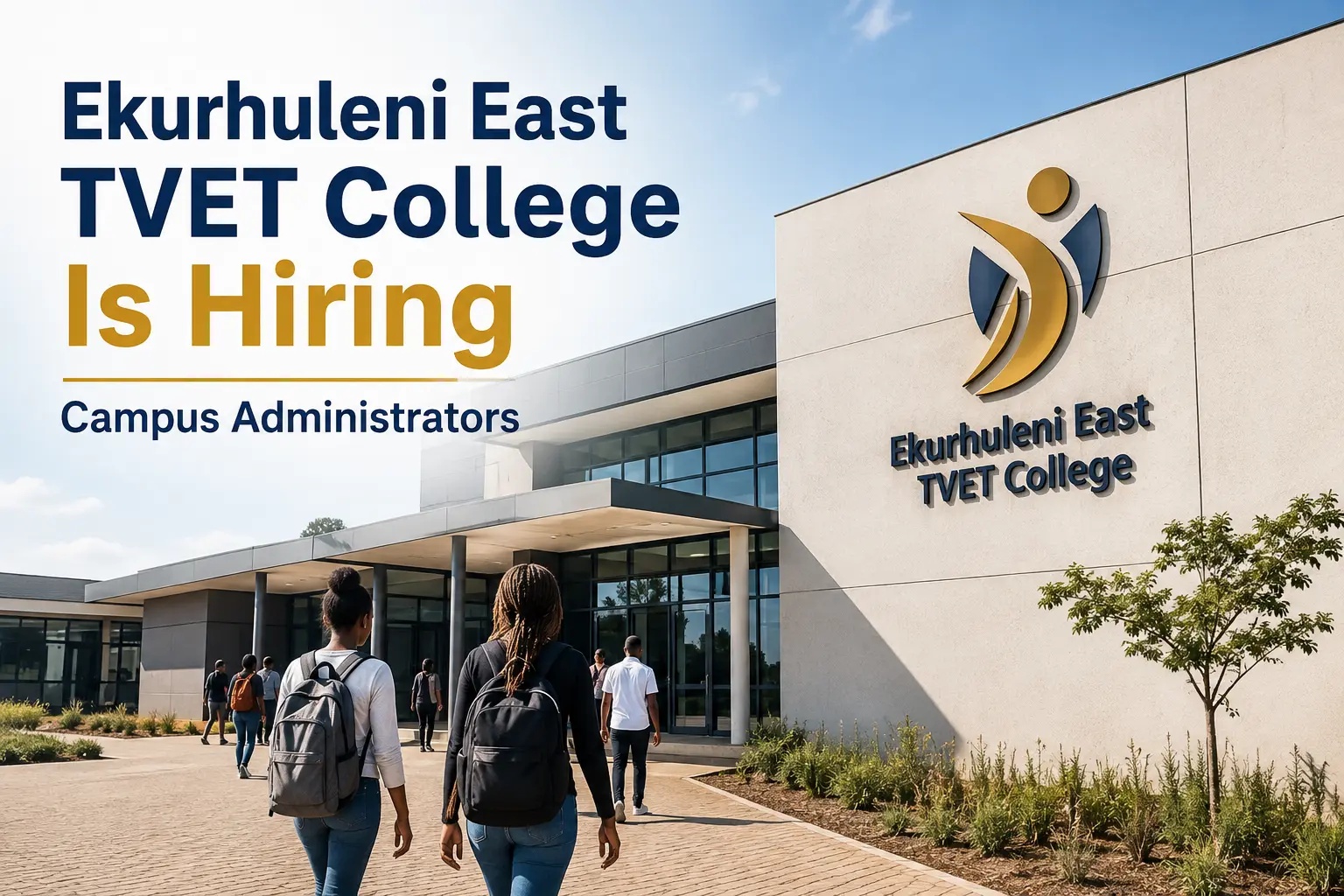 Ekurhuleni East TVET College Is Hiring Campus Administrators with Salaries of R338,106 a Year
